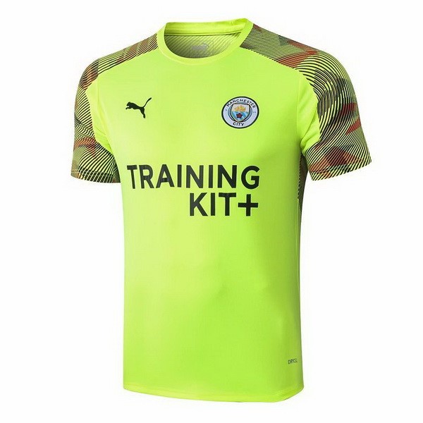 Entrainement Manchester City 2019-20 Vert Fluorescente